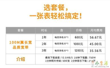 在上海辦理長城的100m寬帶多少錢呢?